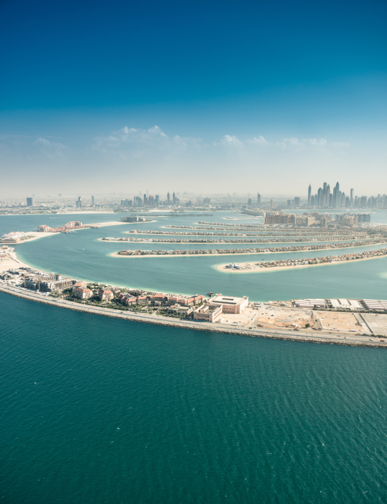 Dubai The Palm Droneshot